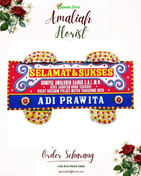 Papan Bunga Ucapan Selamat Ngargotirto